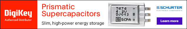 Schurter Prismatic Supercapacitors