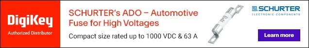 Schurter ADO Series Automotive Fuses for High Voltages