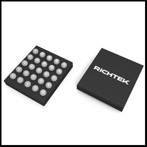 Richtek Introduces Single Cell Battery Charger for Portable Applications
