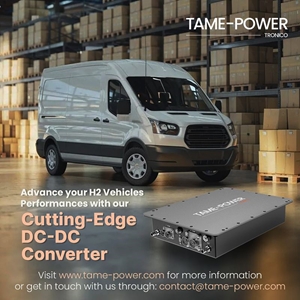 Tame-Power Introduces 120 kW DC-DC Converters for Fuel Cell Power Applications